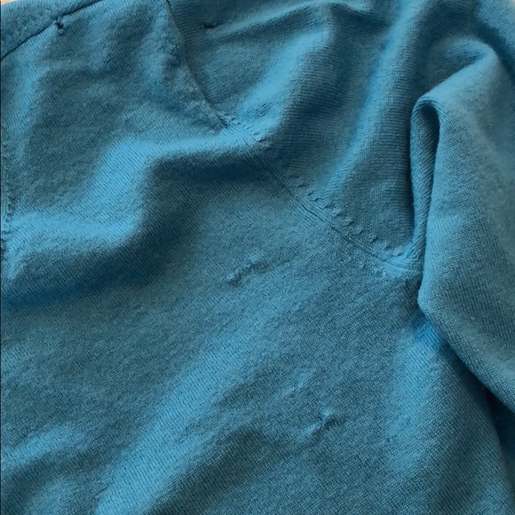 Men’s Theory vintage rugged distressed wool sweater - Picture 4 of 7